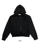 HAND WARMER LINE HOOD ZIP-UP