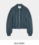(UNISEX) Raper Leather Balloon Jacket