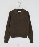 Tichico Color Crop Collar Knit