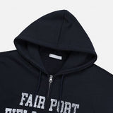 Philo Two-Way Crop Hood Zip-Up