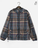 [MADE] Dorman Checkered Windbreaker Nylon Hooded Zip-Up