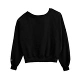 Cross One Shoulder Sweatshirt
