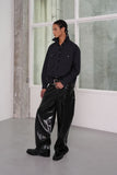 Patent leather pants