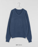 Diani V-Neck Over Knit