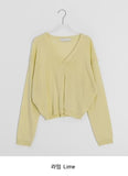 Myuro U-neck/V-neck Summer Long Sleeve Cardigan