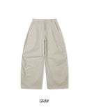 Arc Curved Wide Cotton Pants
