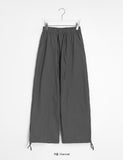 Ops Summer Banding Nylon Wide Pants