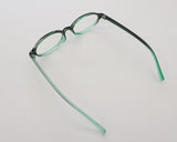 [Blue Light Blocking] Purnard Geek Chic Round Horn-Rimmed Glasses