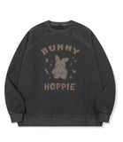 Pastel Bunny Raglan Pigment Sweatshirt
