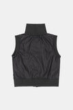 City leisure high-neck zip-up vest