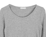 Reen U-Neck Crop Long Sleeve Tee