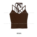 Roa strap ribbed sleeveless