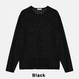 Kir Rib See-Through Long Sleeve