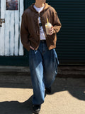 Side Two-Tuck Wide Denim