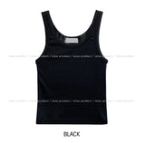 [U-BASIC] Fit Body U-neck Ribbed Sleeveless