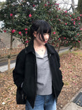 Roasting Suede Blouson Jacket