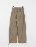 [unisex] Benicco Banding String Side Pintuck Brushed Pants