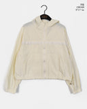 Surf Lace Hood Windbreaker Zip-Up