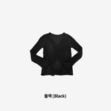Elpini  V See-Through Knitwear