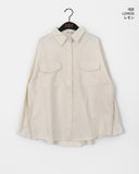 [MADE] Hob Loose Fit Pocket Cotton Shirt
