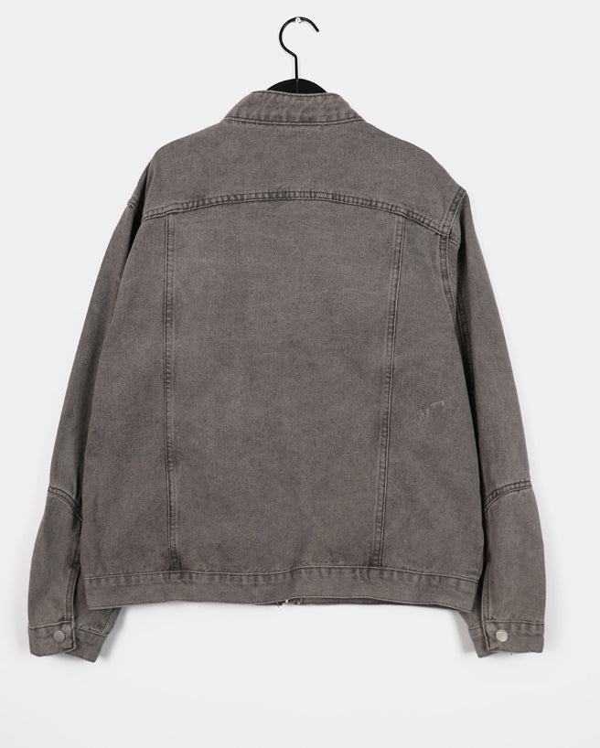 【WONDER WONDER】Enjet zipper pocket boxy denim zip-up JK WONDER WONDER (ワンダーワンダー) - エンジェットファスナー