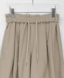 Sinmis Banding Incised Cotton Bermuda Pants