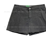Denzel Cutting Pleats Cotton Pantskirt