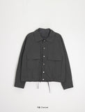 Pinjeton Snap Button Wind Collar Jacket