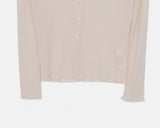 [SET] Bento Basic See-Through Sleeveless Cardigan Set