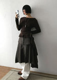 BUTTON PLAY PANEL SKIRT