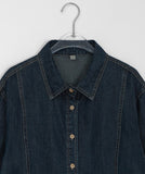 Indas Vintage Denim Short Sleeve Shirt