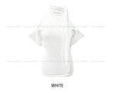 Jeanne Scarf Off Shoulder Tee