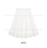 Eti Frill Tiered Midi Skirt