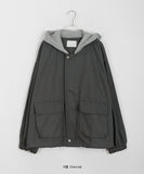 [unisex] Kinoy pocket hood field jacket