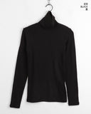 [Wool10] Tess Wool Warm Up Basic Inner Slim Turtleneck Long Sleeve T-Shirt