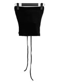 Eyelet Corset Tube Top