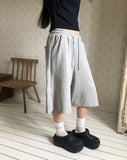 Tiken Stars and Stripes Print Banding Bermuda Pants