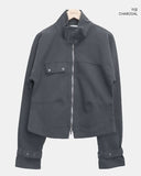 Quna Cotton Strap Two-Way Cotton Jacket
