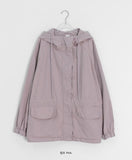 Aine Cotton Washing Crackers Field Jacket