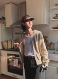 Taise Crop V-Neck Cardigan