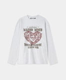 DOODLE HEART LONG SLEEVE