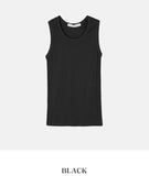 [1+1] basic muscle fit ribbed tank top