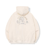 Peace Moment Embroidered Hood Zip-Up