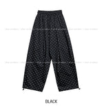 Meni Dot Pintuck Balloon Wide Pants