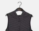 [MADE] Toe Stripe Sleeveless Hood One Piece