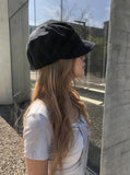 Ritin Pleated Newsboy Cap