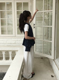 Arden Summer Nylon Banding Wide Pants