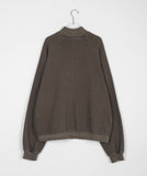 [BAONHAUS] Kiruru Pigment Zip-Up Jumper