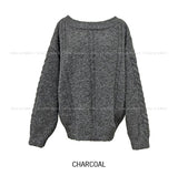 Courtner Two-Way Cable Boat Neck Knit