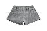 studded ribbed low-rise shorts